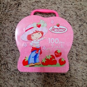 2003‎ Strawberry Shortcake Tin With Puzzle